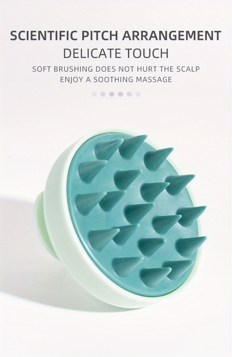 Silicone Hair Brush with Scalp Massage (3 pack)